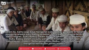 Mengenal Kampung Wisata Suku Baduy