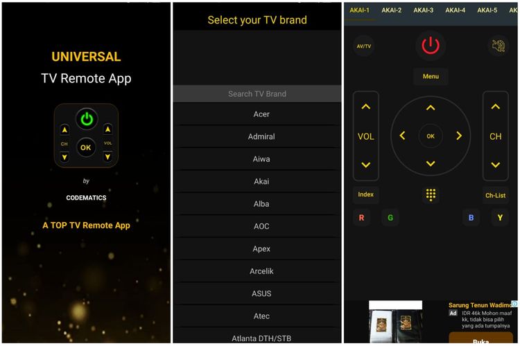aplikasi remote TV