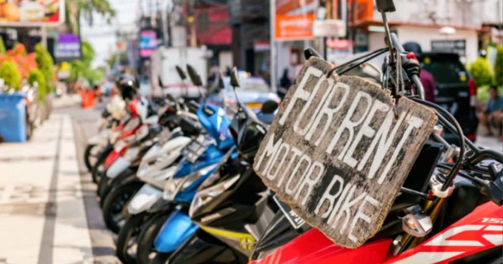 usaha rental motor
