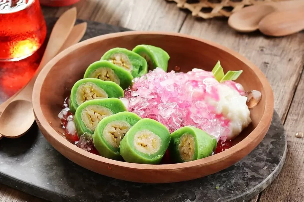 Es pisang ijo