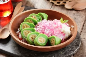 Es pisang ijo