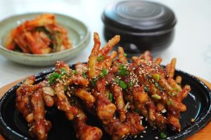 ceker pedas saus BBQ