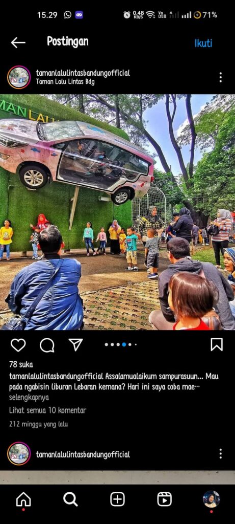 Taman lalu lintas
