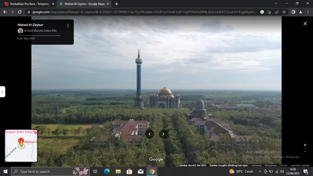 Fakta Hasil Desain Masjid Rahmatan Lil'Alamin Milik Mahad Al Zaytun 09-07-2023