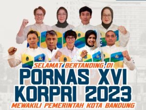17 Atlet dan Satu Pelatih ASN Kota Bandung Berlaga di Pornas XVI Korpri