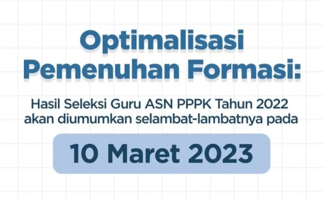 Kemendikbudristek mendorong Pemda untuk mengoptimalisasi pengangkatan formasi guru PPPK 2023