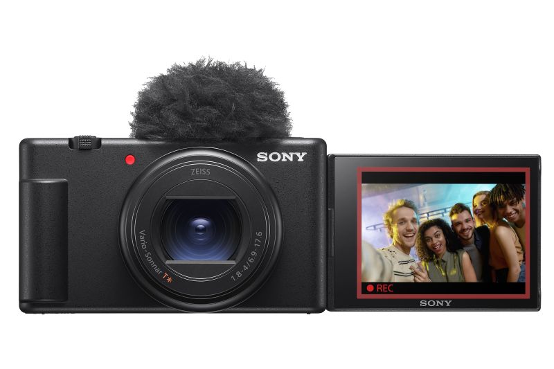 Sony ZV 1 II front on black