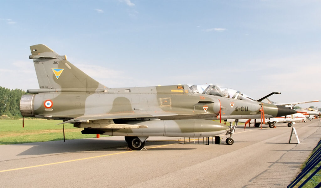 Jet tempur Mirage 2000.