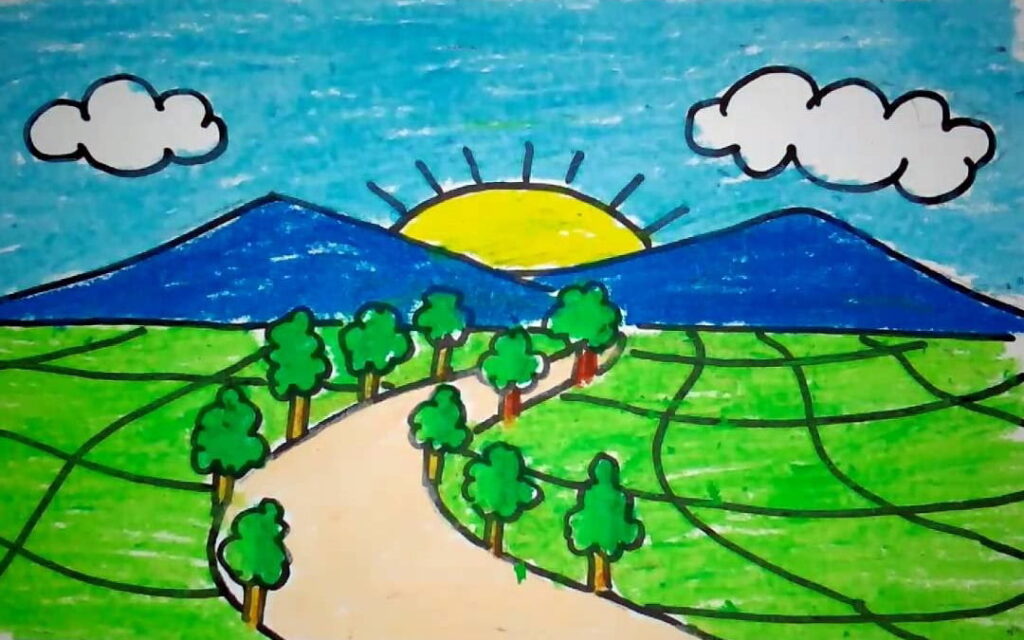 menggambar