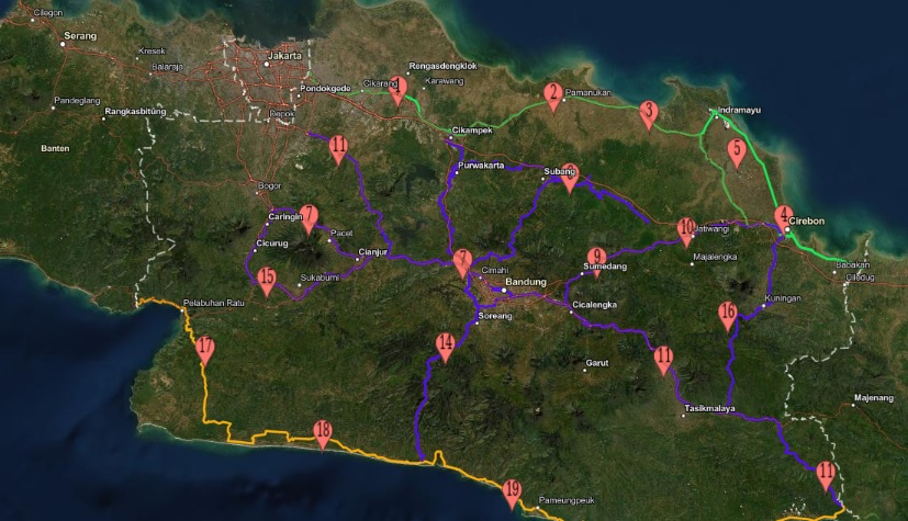 Perbaikan jalan Provinsi Jabar 2024 dengan program Jamu, Rabu 19 Juli 2023