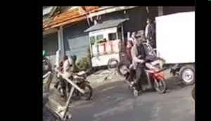 siswa smk disiram air keras