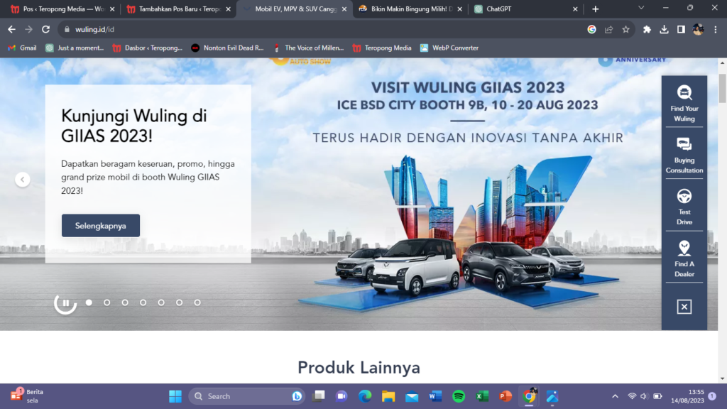 harga mobil wuling terbaru