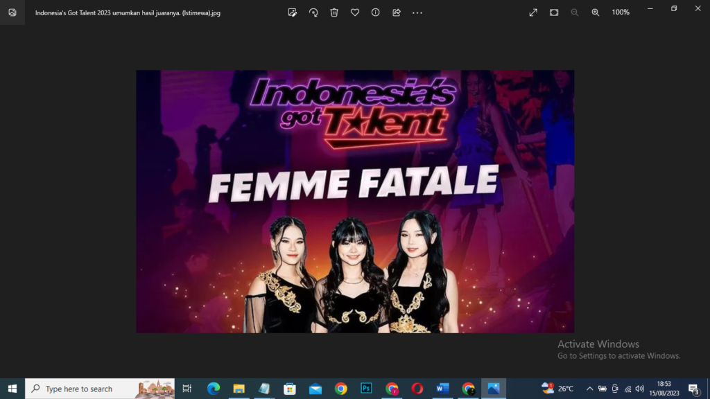 Indonesia's Got Talent 2023 umumkan hasil juaranya. (Istimewa)