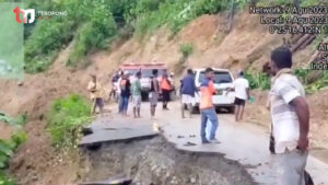 Upaya BPBD Maluku Utara untuk Memulihkan Akses Jalan TransHalmahera yang Terputus Akibat Tanah Longs-10-08-2023