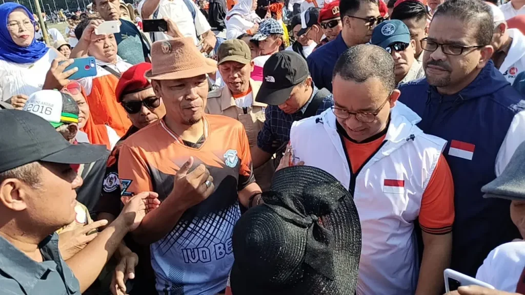 anies baswedan jalan sehat PKS kota bandung, presiden