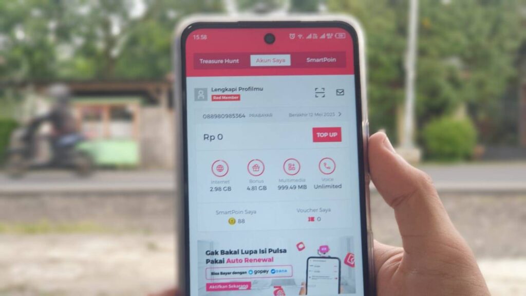 cek kuota Smartfren