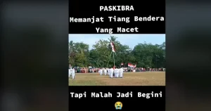paskibra terjatuh