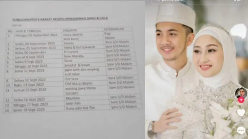 pernikahan anak crazy rich kalsel