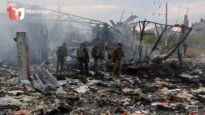 Dampak Pecahan Rudal Rusia 7 Orang Terluka di Kyiv
