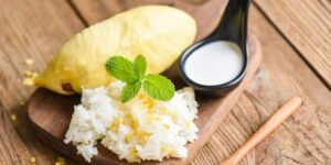 Durian sticky rice