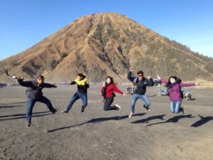 Kebakaran gunung bromo