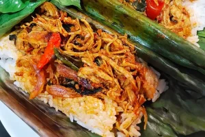 Nasi Bakar Ayam Suwir