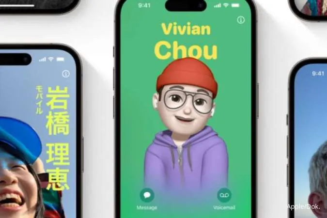Poster Kontak di iOS 17