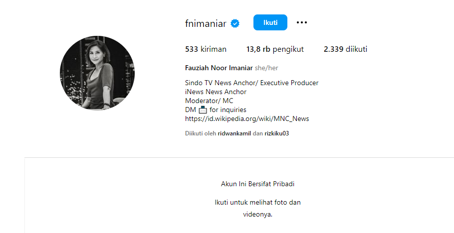 profil Fauziah Noor Imaniar