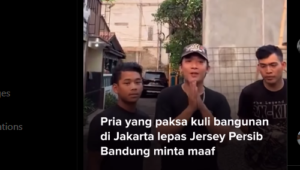 kuli bangunan baju persib