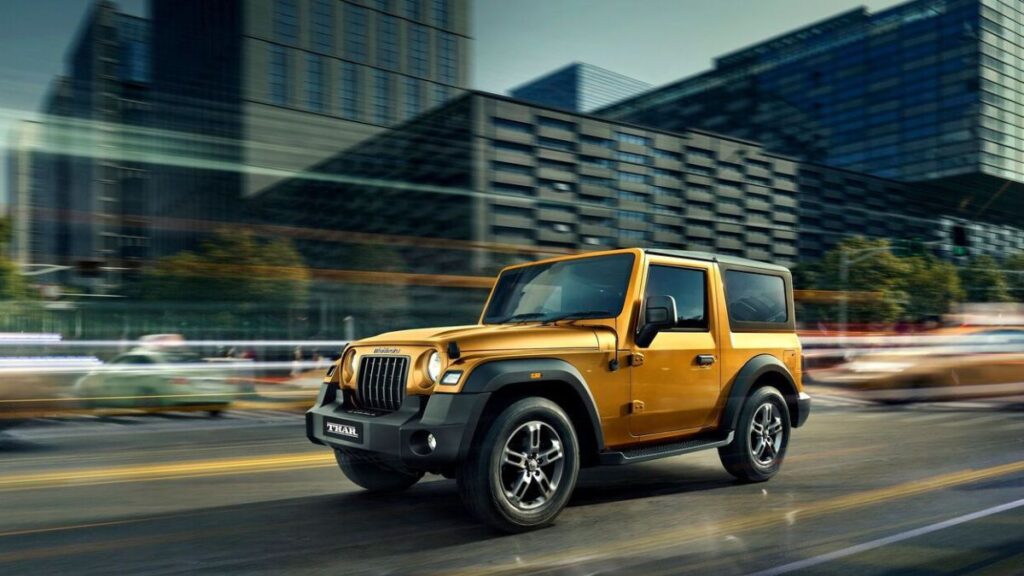 mahindra thar 4x2 suv