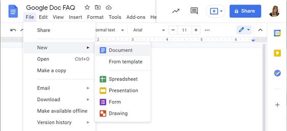 Fitur Google Docs