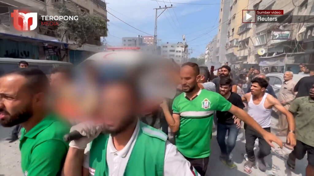 Korban Jiwa Mencapai 1.600 dalam Konflik Palestina-Israel