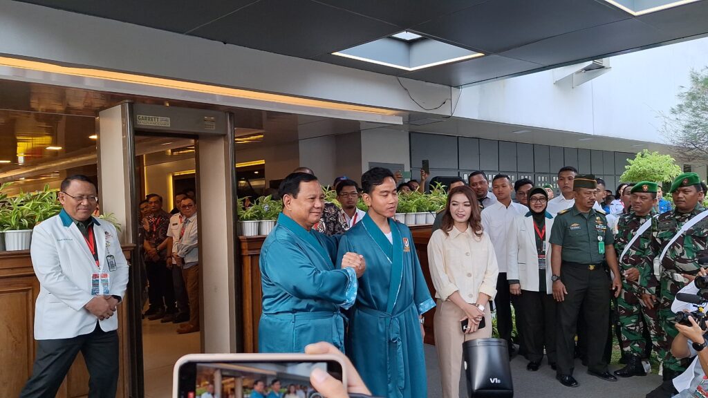 Prabowo-Gibran Jalani Tes Kesehatan Capres-Cawapres di RSPAD