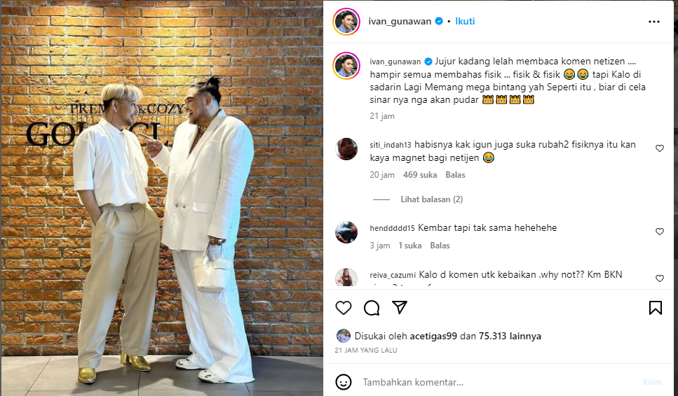 Curhatan Ivan Gunawan