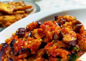 Terung Goreng Pedas Manis