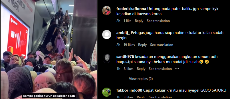 antrian stasiun sudirman