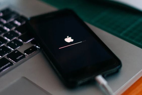 iPhone Stuck Logo Apple