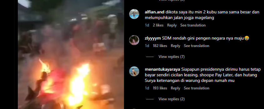tawuran parpol