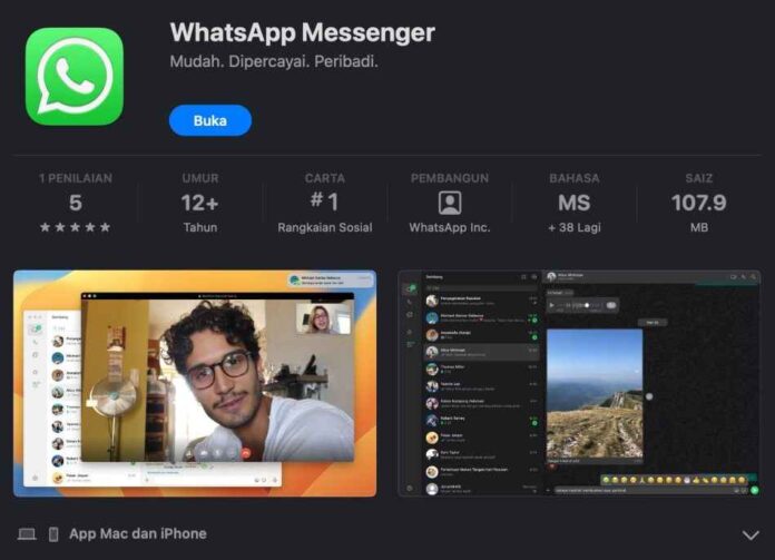 WhatsApp untuk Mac