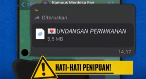 Penipuan Undangan Online