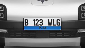 jenis plat nomor mobil listrik