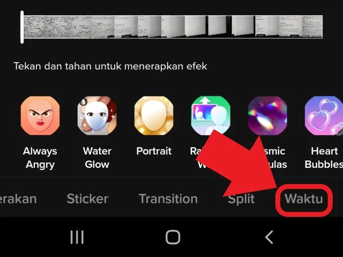 slow motion patah-patah