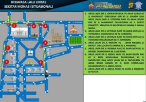 Munajat Reuni 212 di Monas Hari Ini, Begini Rekayasa Lalinnya