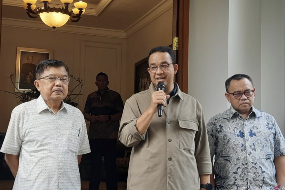 Jusuf Kalla Resmi Dukung Anies-Muhaimin