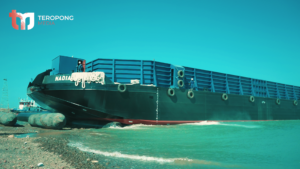 Peluncuran Kapal Baru PWB Siap Operasikan Tongkang Nadia 6 di Galangan ABS Shipyard