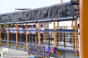 Skybridge Stasiun Bojongggede Diresmikan Menhub