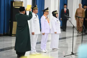 pelantikan 3 kepala daerah