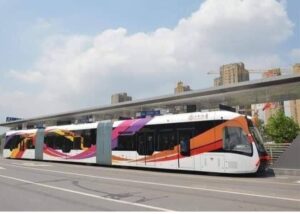 Rangkaian Ketiga Kereta Otonom Tiba di IKN