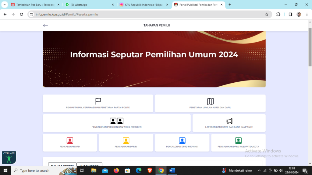 melihat profil legislatif