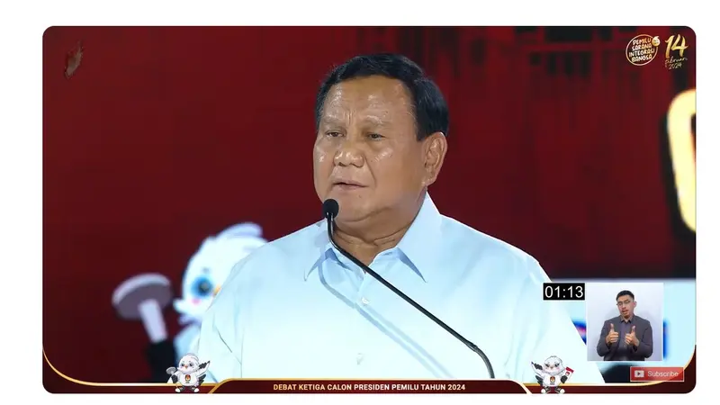 debat ketiga Pilpres